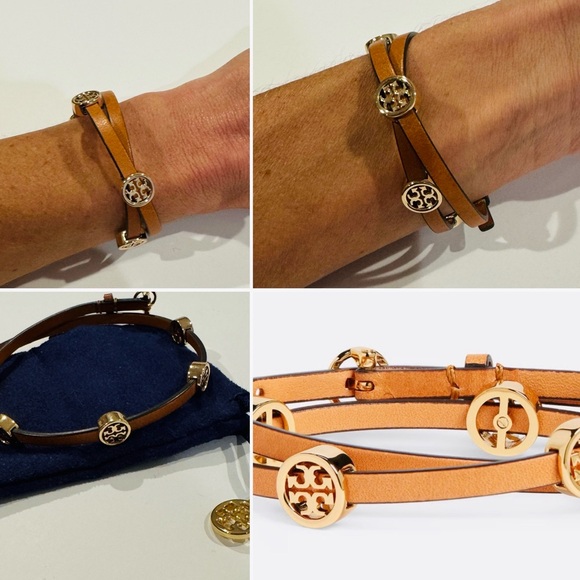 Tory Burch Miller Double Wrap Bracelet - Picture 2 of 4